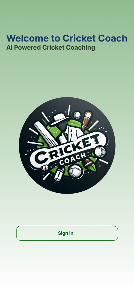 AI Gesture-Based Cricket Coaching System screen 3